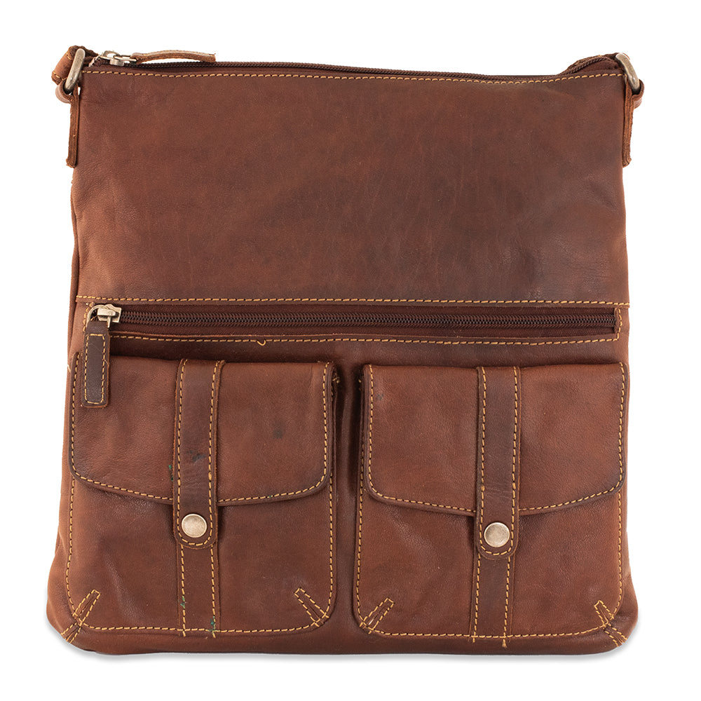Voyager Double Front Pocket Crossbody Sample