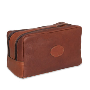 Steerhide Double Compartment Dopp Kit Samples