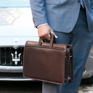 University Professional Briefcase #2296 Brown Lifestyle
