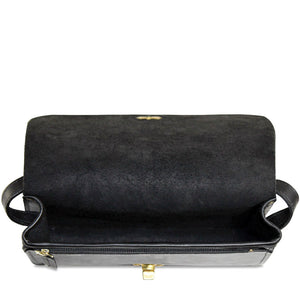 University Classic Crossbody Handbag #2646 Black Interior