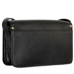 University Classic Crossbody Handbag #2646 Black Left Back
