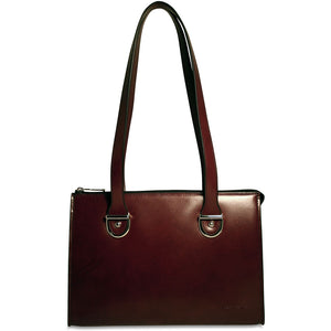 Milano Shoulder Handbag #3604 Cherry