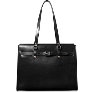 Milano Alexis Business Tote #3886 Black Front Face