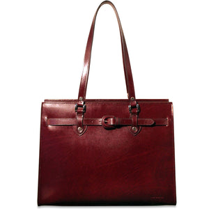Milano Alexis Business Tote #3886 Cherry Front Face