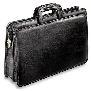 University Professional Briefcase #2296 Black Left Front