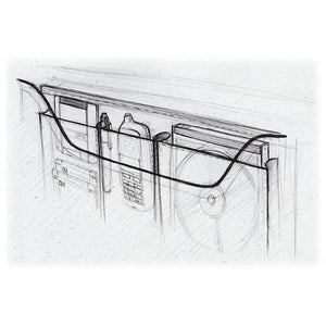 University Slim Dowel Briefbag #2452 Interior Organizer Sketch