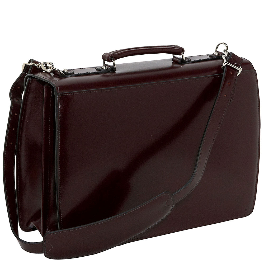 Leather Briefcase - Elements Executive 2 Gusset #4402 | Jack Georges