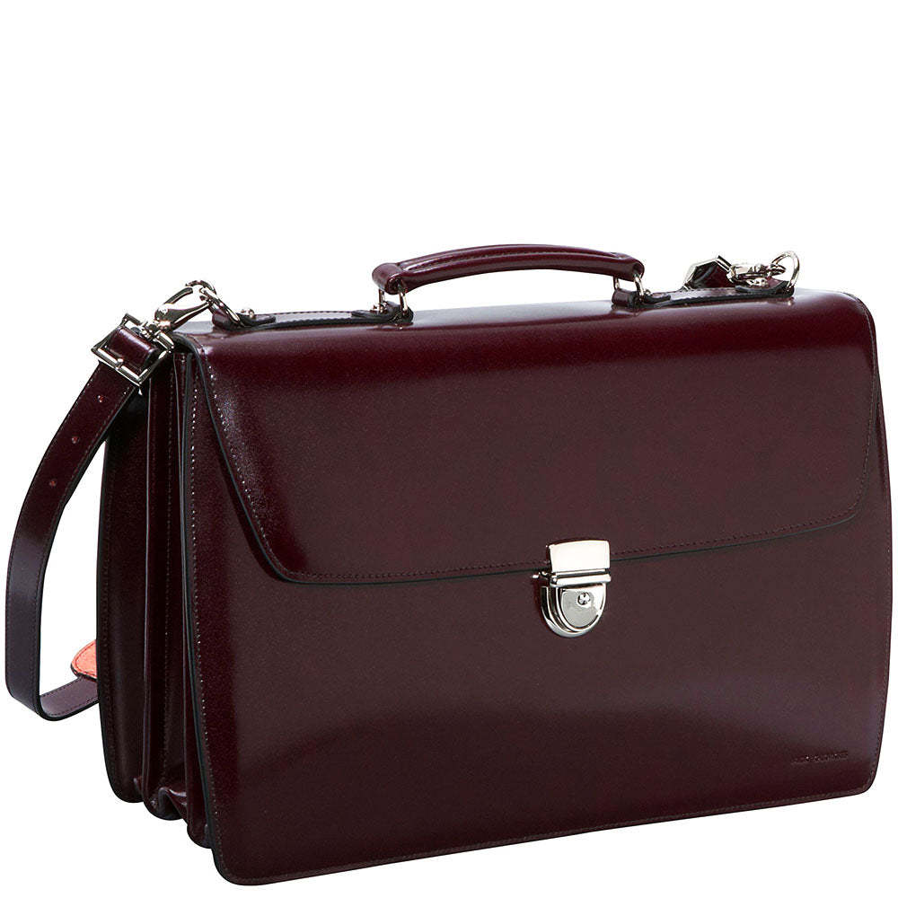 Leather Executive Briefcase Elements 3 Gusset 4403 Jack