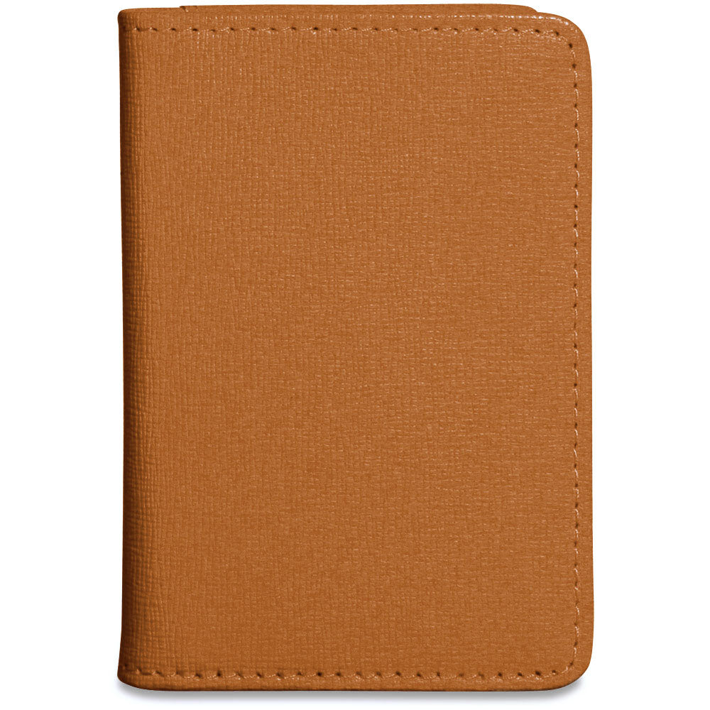 Chelsea Card Holder Wallet #5706 Tan Closed