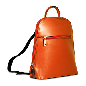 Chelsea Angela Small Backpack #5835 Orange Left Front