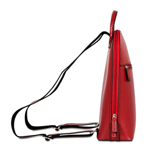 Chelsea Angela Small Backpack #5835 Red Right Side