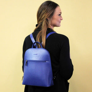 Chelsea Angela Small Backpack #5835 Blue Lifestyle