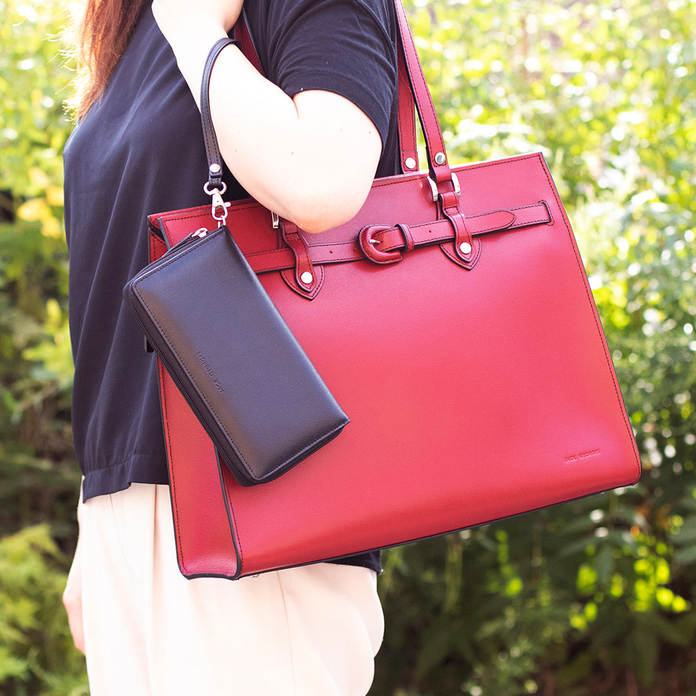Leather Women's Business Tote Bag Chelsea Alexis #5886 | Jack Georges