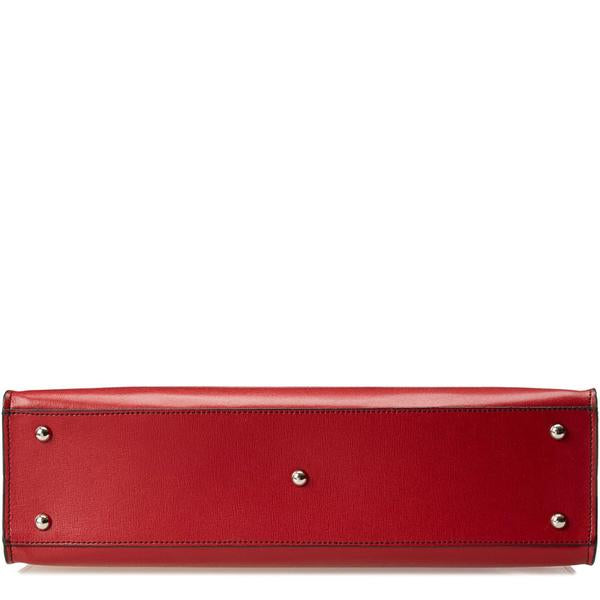 Chelsea Alexis Business Tote #5886 Red Underside