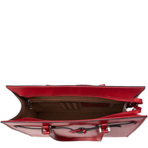 Chelsea Alexis Business Tote #5886 Red Interior