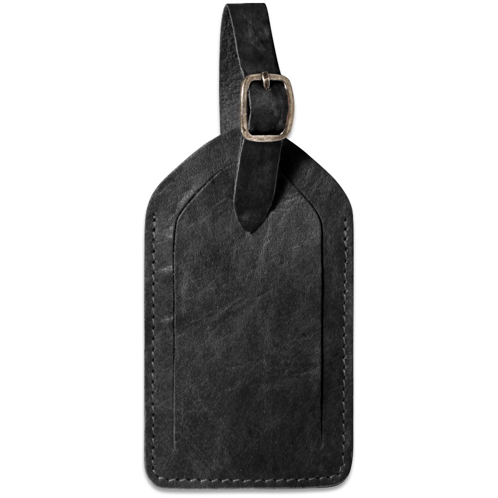 Leather Luggage Tag/ID Tag - Voyager #7101 | Jack Georges