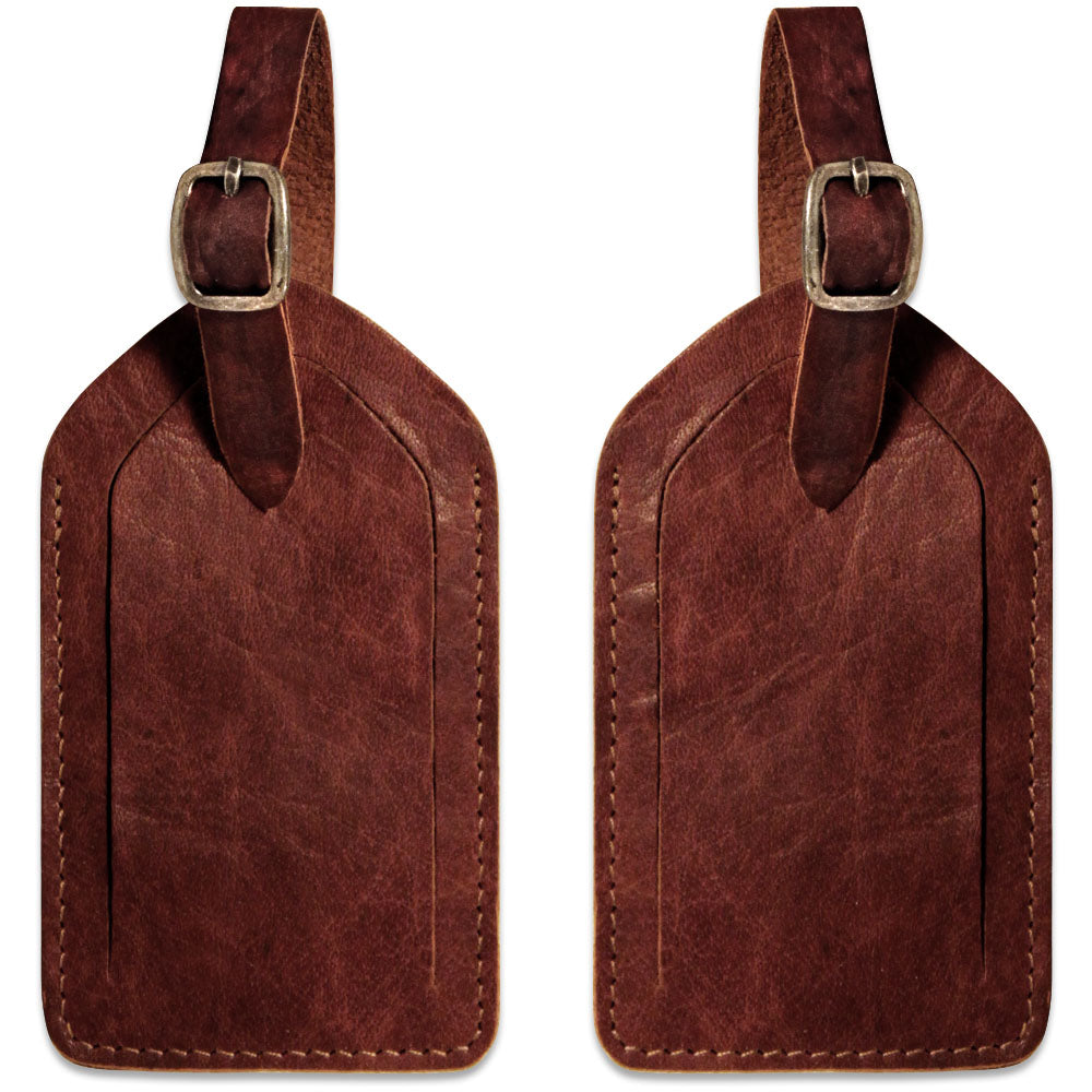 Voyager Luggage Tag #7101 Brown x2