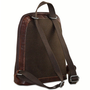 Voyager Small Convertible Backpack/Crossbody #7133 Brown Left Back