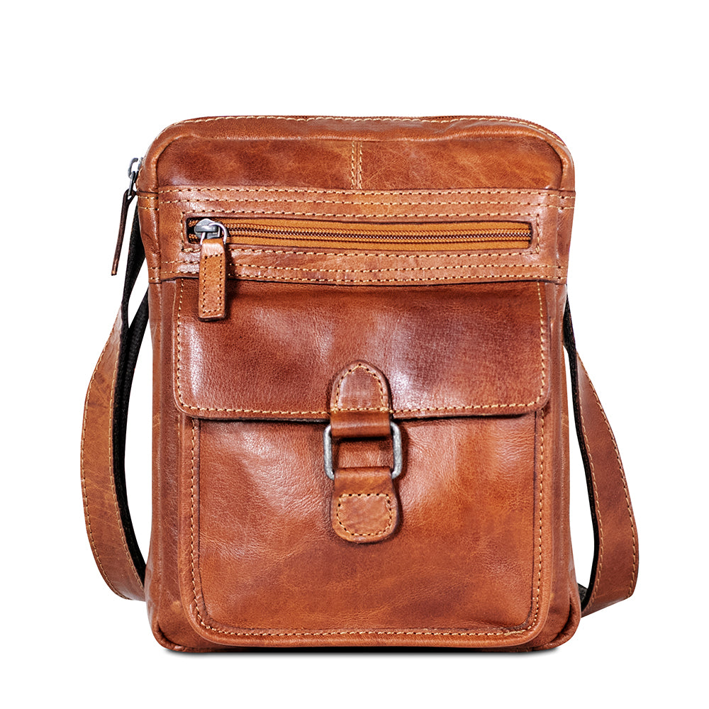 Voyager Slim Crossbody #7204 Honey Front