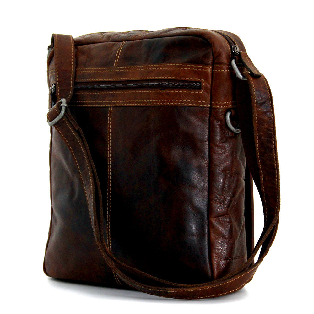 Jack Georges Voyager Messenger Bag (Brown)