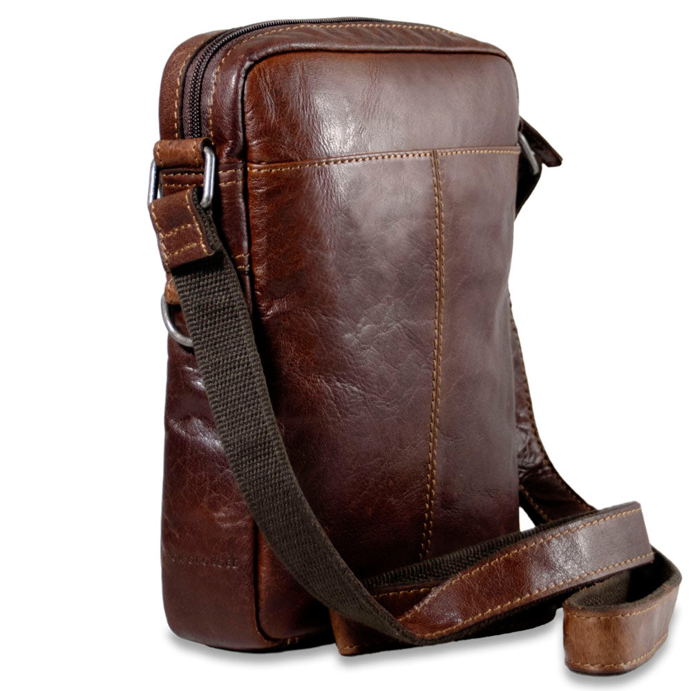 Jack Georges Voyager Leather Sling Bag #7582