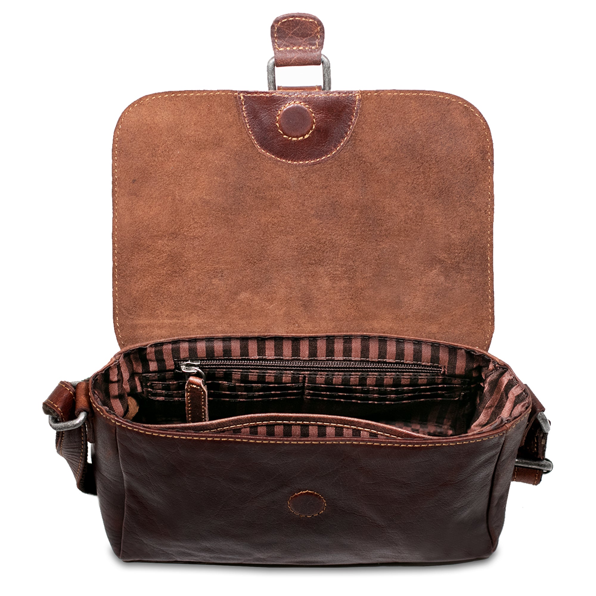 Leather Crossbody Handbag - Hornback Croco Emma #HB217 | Jack Georges