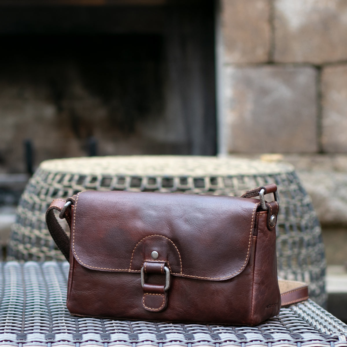 Voyager Emma Petite Crossbody Bag #7217 Brown Beauty