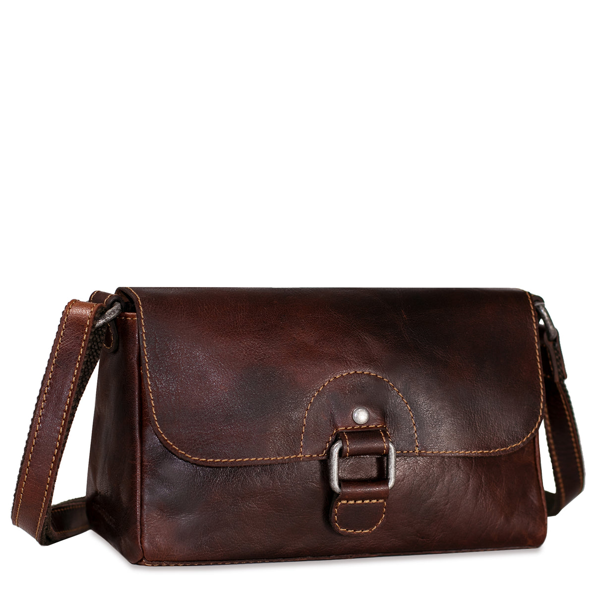 Voyager Emma Petite Crossbody Bag #7217 Brown Right Front