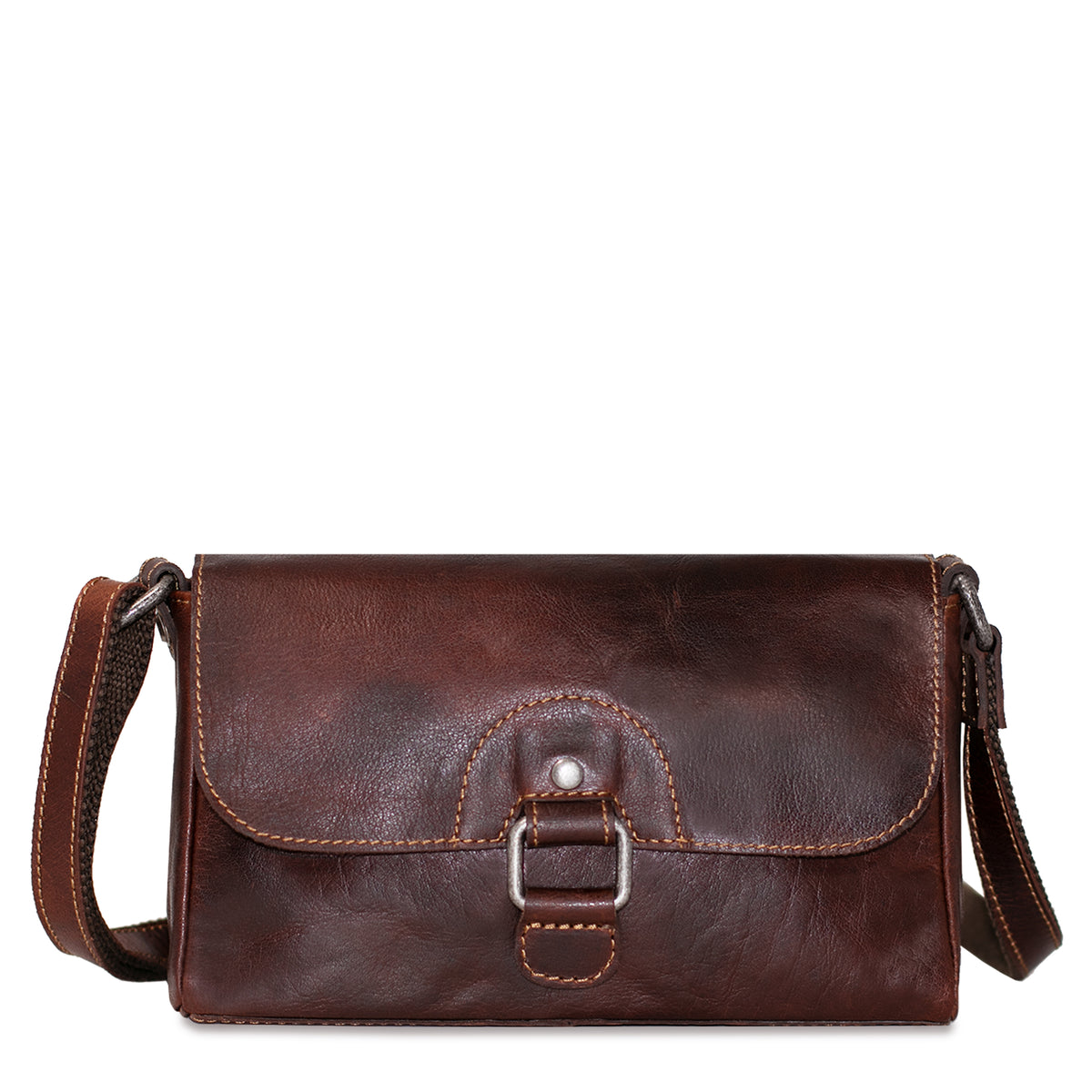 Voyager Emma Petite Crossbody Bag #7217 Brown Front