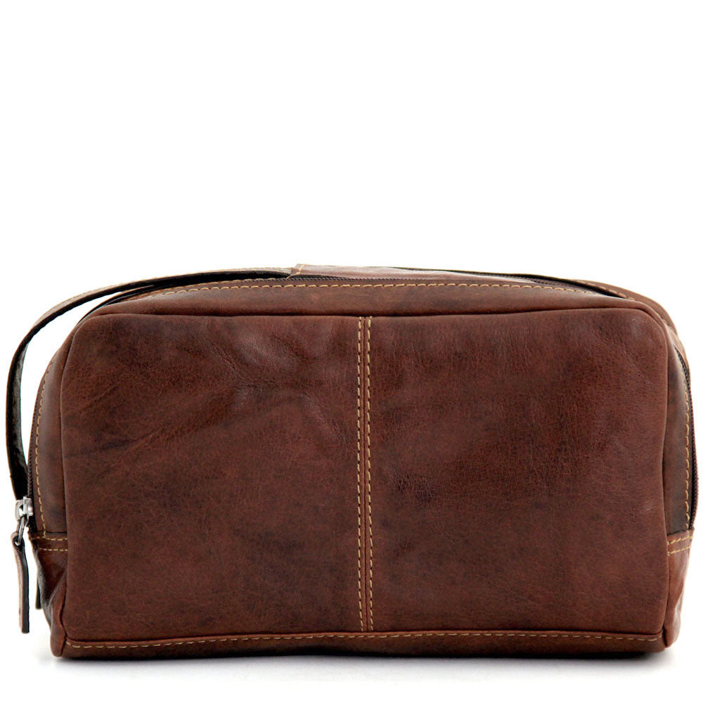 Leather Toiletry Bag - Voyager #7220 | Jack Georges