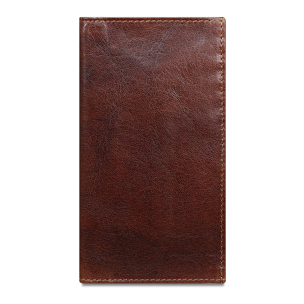 Voyager Breast Secretary Wallet #7304 Brown Closed
