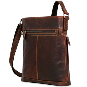 Voyager Crossbody Bag #7312 Brown Right Front