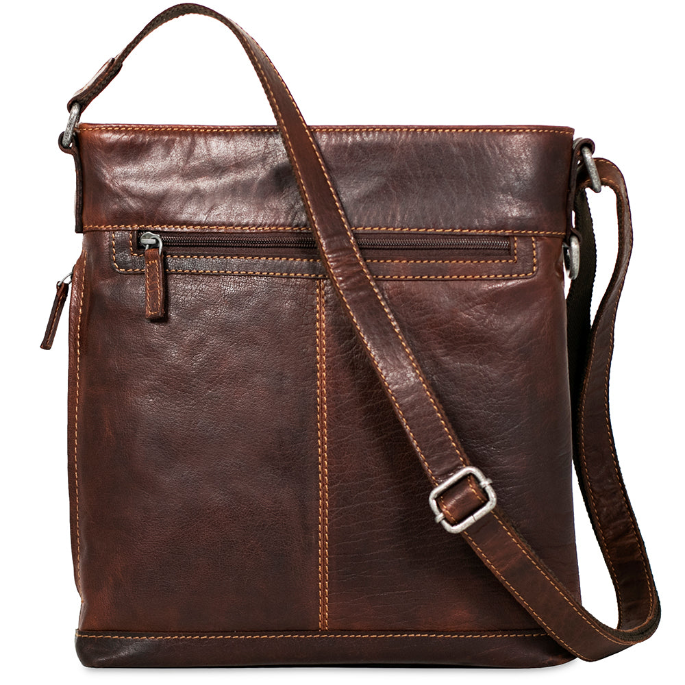 Voyager Crossbody Bag #7312 Brown Back