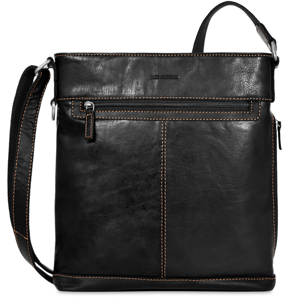 Voyager Crossbody Bag #7312 Black Front