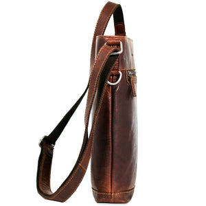 Voyager Crossbody Bag #7312 Brown Right Side