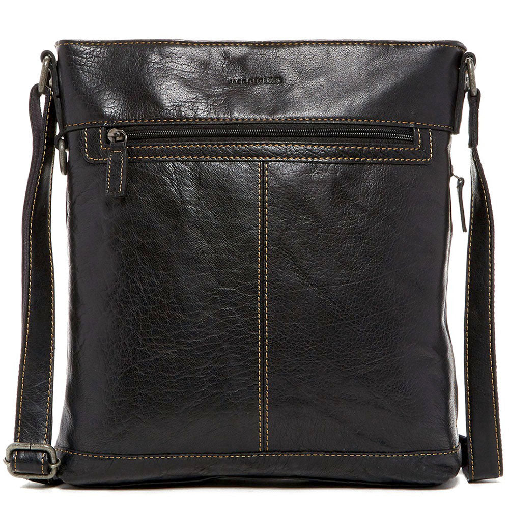 Voyager Crossbody Bag #7312 Black Front Full