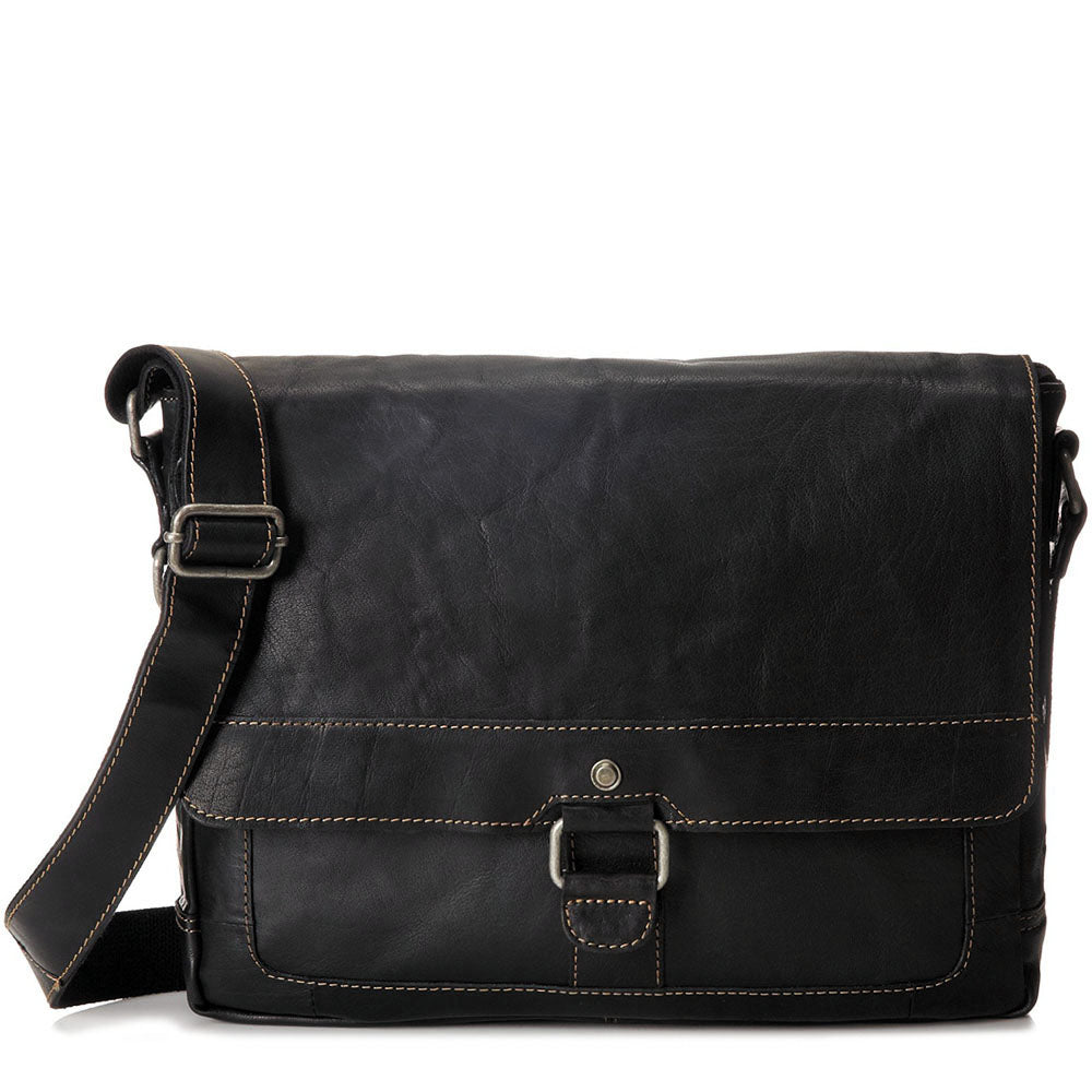 Voyager Messenger Bag #7314 Black Front