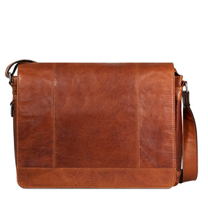 Voyager Full-Size Messenger Bag #7315 Honey Front