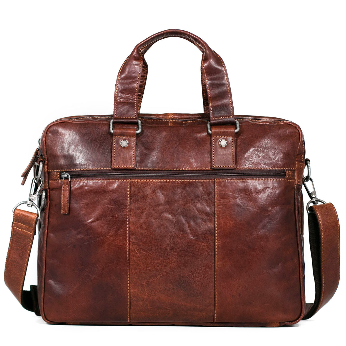 Voyager Professional Briefcase #7317 Brown Front