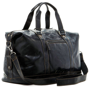 Voyager Duffle Bag #7319 Brown Left Back
