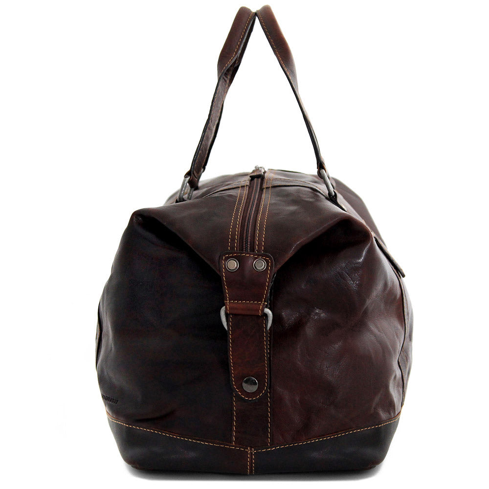 Leather Duffle Bag - Voyager Carry-on #7319 | Jack Georges
