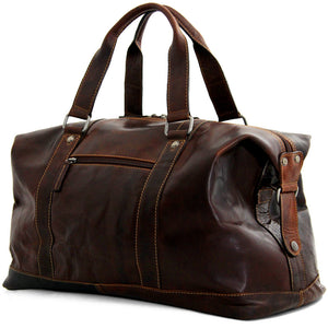 Voyager Duffle Bag #7319 Brown Right Back