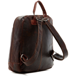 Voyager Backpack #7516 Brown Right Back