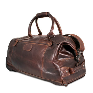 Voyager Wheeled Duffle Bag #7520 Brown Right Front