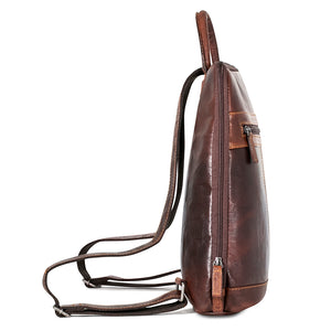 Voyager Adele Slim Backpack #7537 Brown Right Side