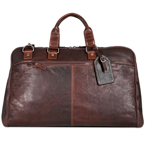 Voyager Large Convertible Valet Bag #7550 Brown Front