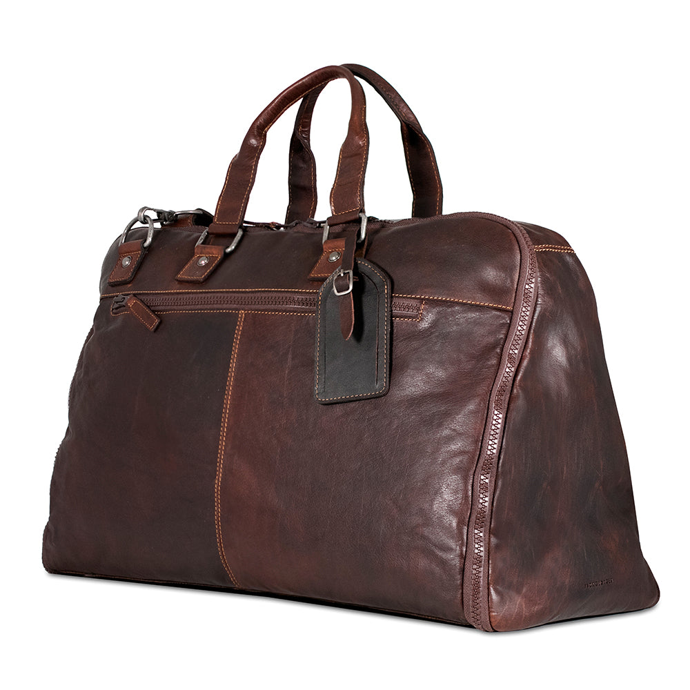 Voyager Large Convertible Valet Bag #7550 Brown Left Front