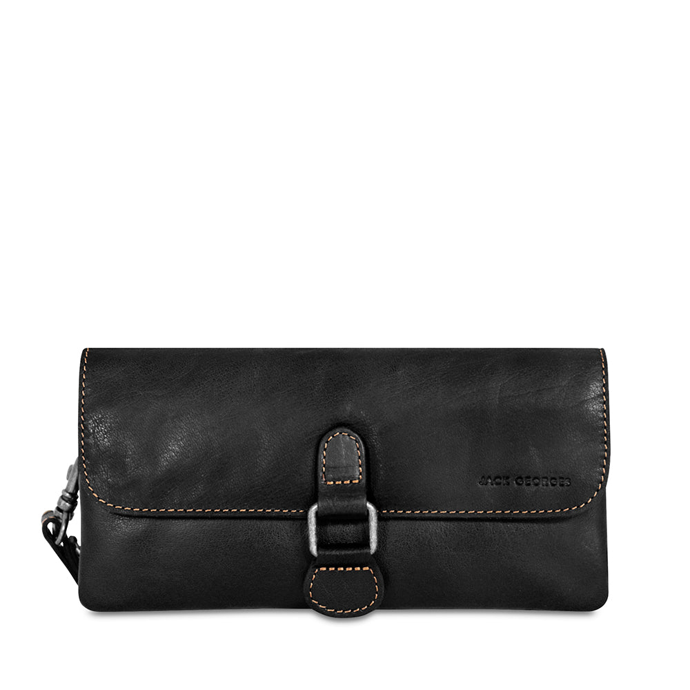 Voyager Wristlet Clutch #7612 Black Front