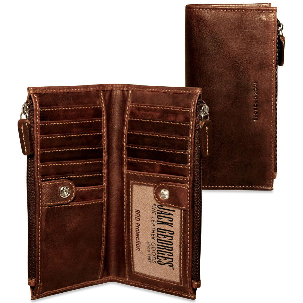 Voyager Bifold Wallet With ID Flap #7302 — Rooten's Travel & Adventure