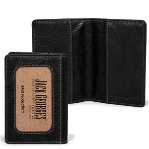 Voyager Slim Card Holder Wallet #7736 Black